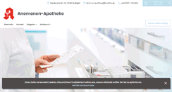 Desktop Screenshot of anemonen-apotheke-stuttgart.de